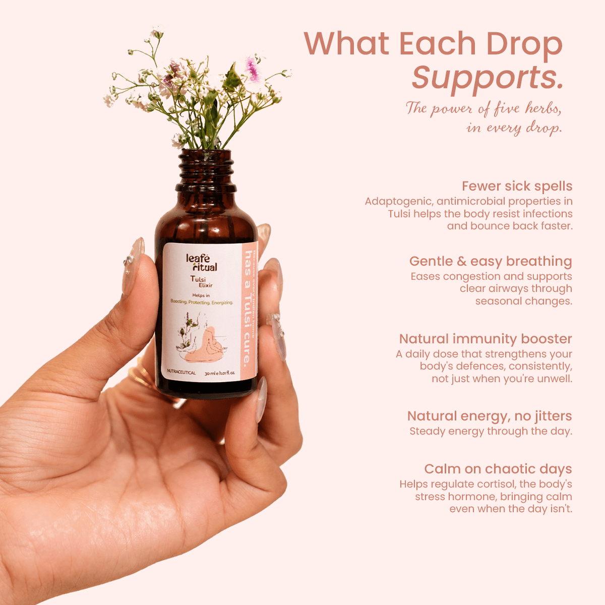 Tulsi Elixir - Leafé Ritual